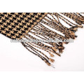 2015 High Quality Lady Fashion Winter Scarves ,Wholesale Woven Houndstooth Jacquard Scarf